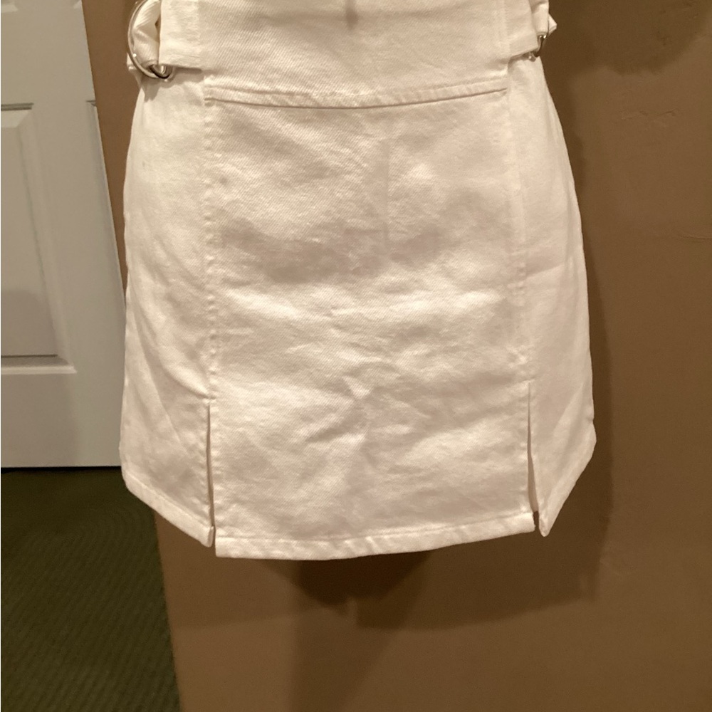 Elodie Cream mini skort